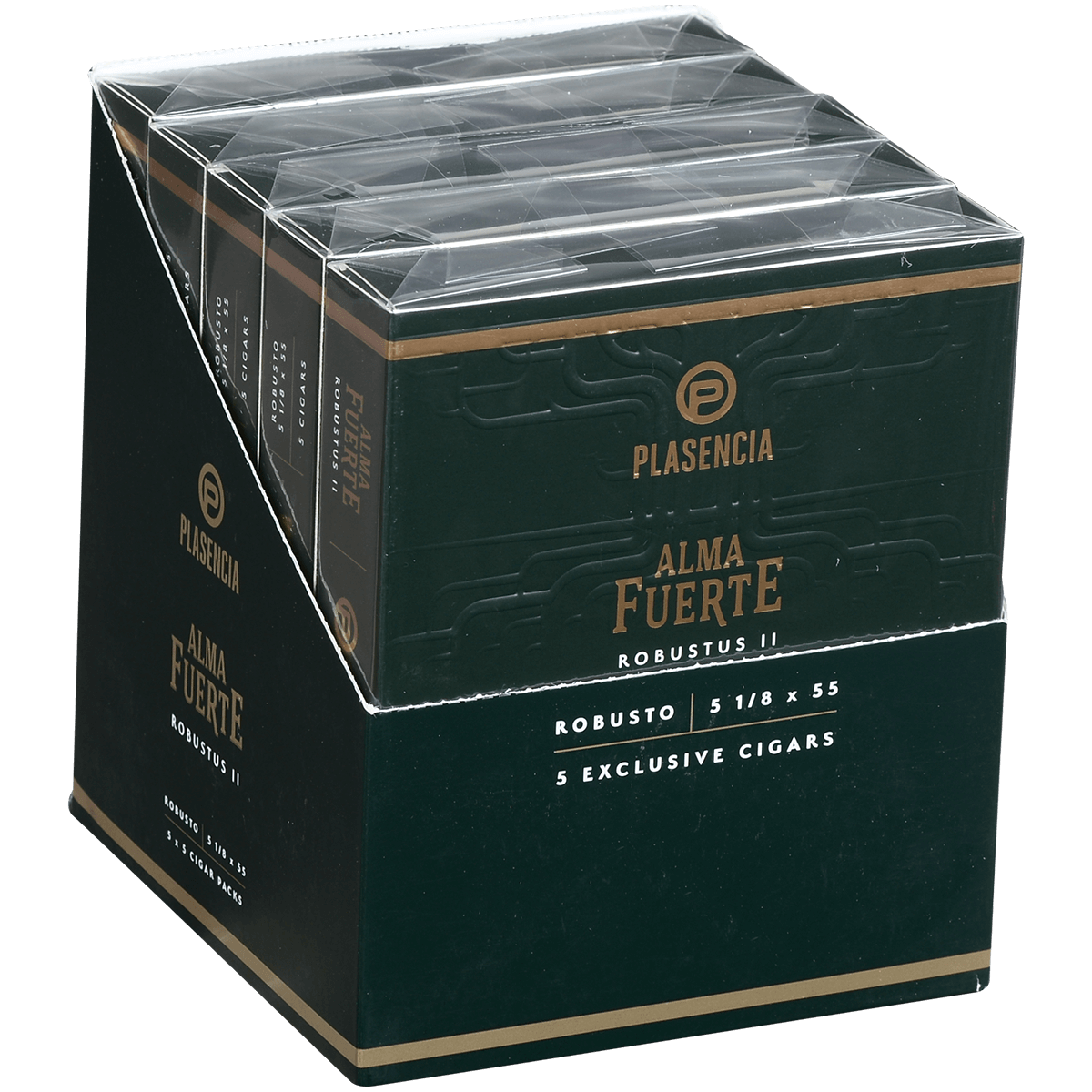 Plasencia Alma Fuerte Robustus I Robusto 5/5 Packs 5 1/4X52