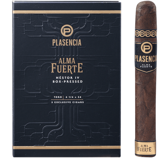 Plasencia Alma Fuerte Nestor Iv Toro 5/5 Packs 6 1/4X54