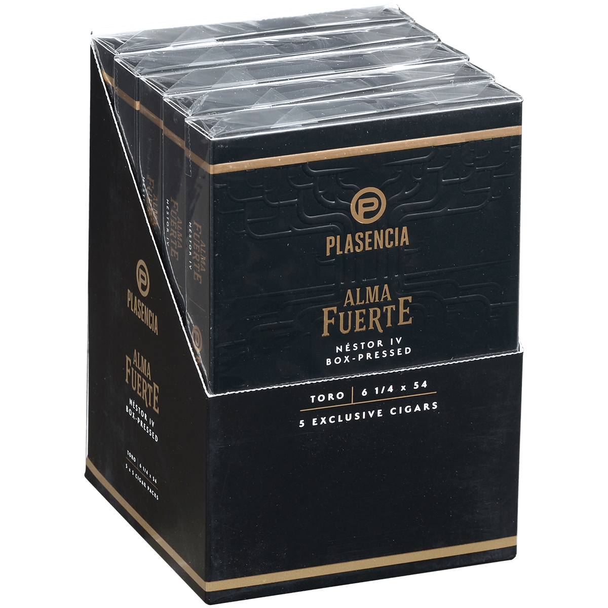 Plasencia Alma Fuerte Nestor Iv Toro 5/5 Packs 6 1/4X54