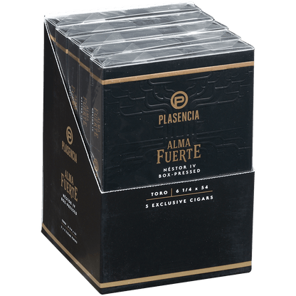 Plasencia Alma Fuerte Nestor Iv Toro 5/5 Packs 6 1/4X54