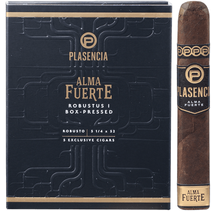 Plasencia Alma Fuerte Natural Robustus Ii Robusto 5/5 Packs 5 1/8X55