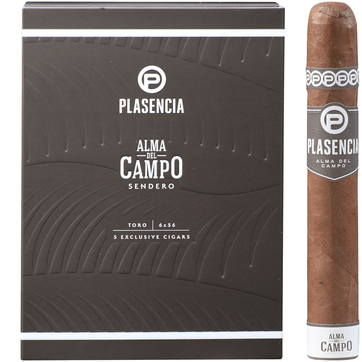 Plasencia Alma Del Campo Sendero Toro Gordo 5/5 Packs 6.00X56