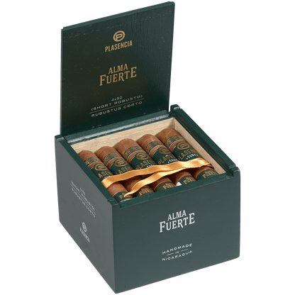 Plasencia Short Smokes Alma Fuerte Natural Robustos Corto 20 Ct. Box 4X52