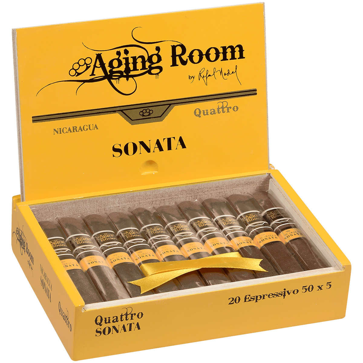 Aging Room Quattro Nicaragua Sonata Espressivo 20 Ct. Box 5.00X50