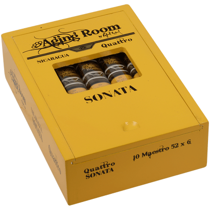 Aging Room Quattro Nicaragua Sonata Maestro 10 Ct. Box 6.00X52