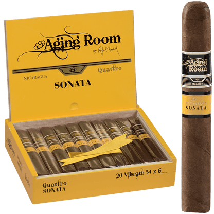 Aging Room Quattro Nicaragua Sonata Vibrato 20 Ct. Box 6.00X54