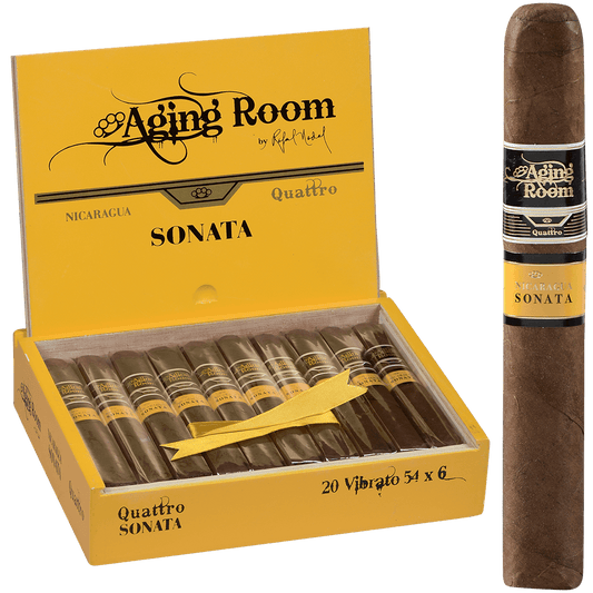 Aging Room Quattro Nicaragua Sonata Vibrato 20 Ct. Box 6.00X54