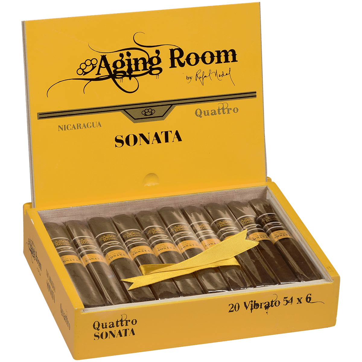 Aging Room Quattro Nicaragua Sonata Vibrato 20 Ct. Box 6.00X54