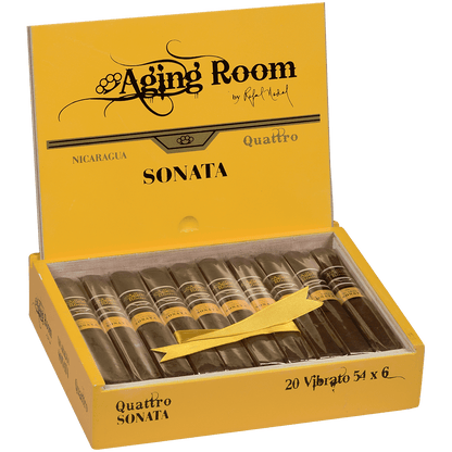 Aging Room Quattro Nicaragua Sonata Vibrato 20 Ct. Box 6.00X54