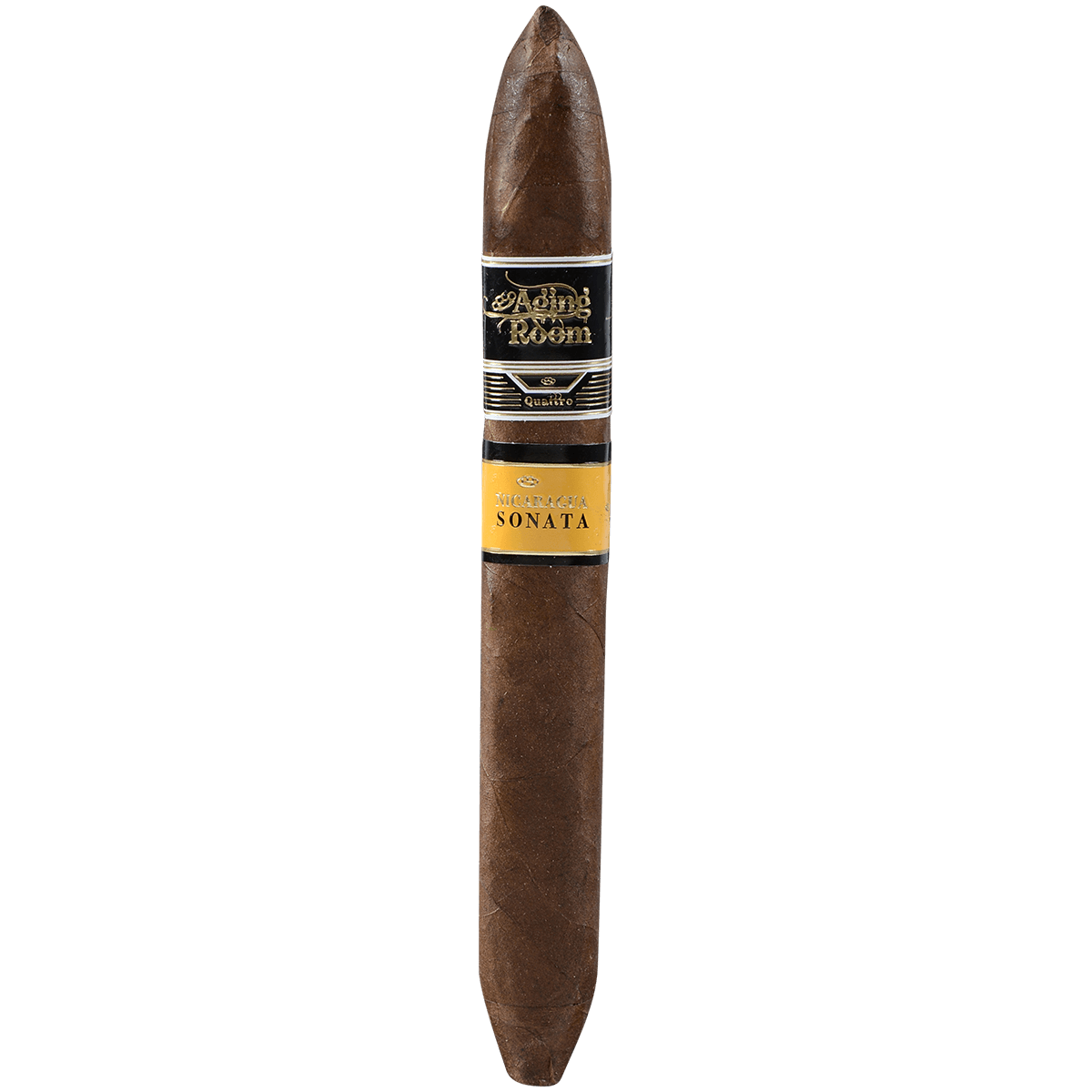 Aging Room Quattro Nicaragua Sonata Figurado 10 Ct. Box 6.50X52