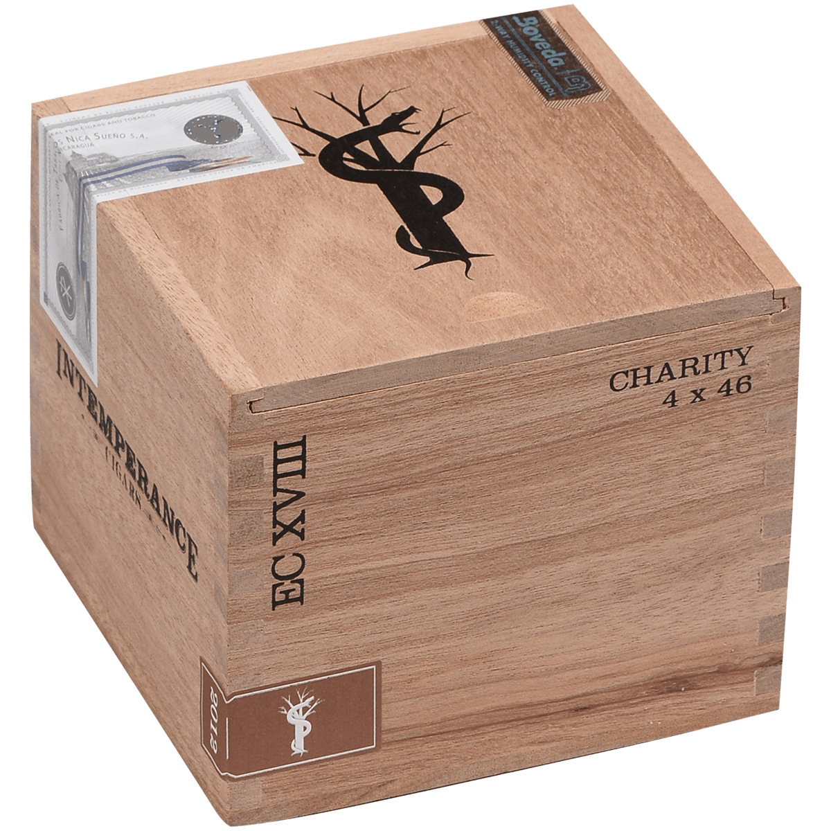 Roma Craft Intemperance Ec Charity Petite Corona 30 Ct Box 4.00X47