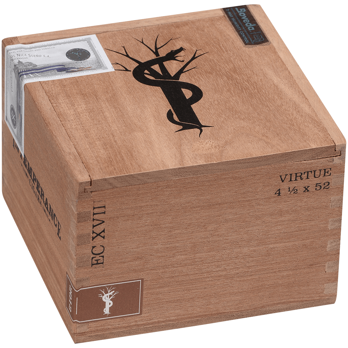 Roma Craft Intemperance Ec Virtue Short Robusto 24 Ct Box 4.50X52