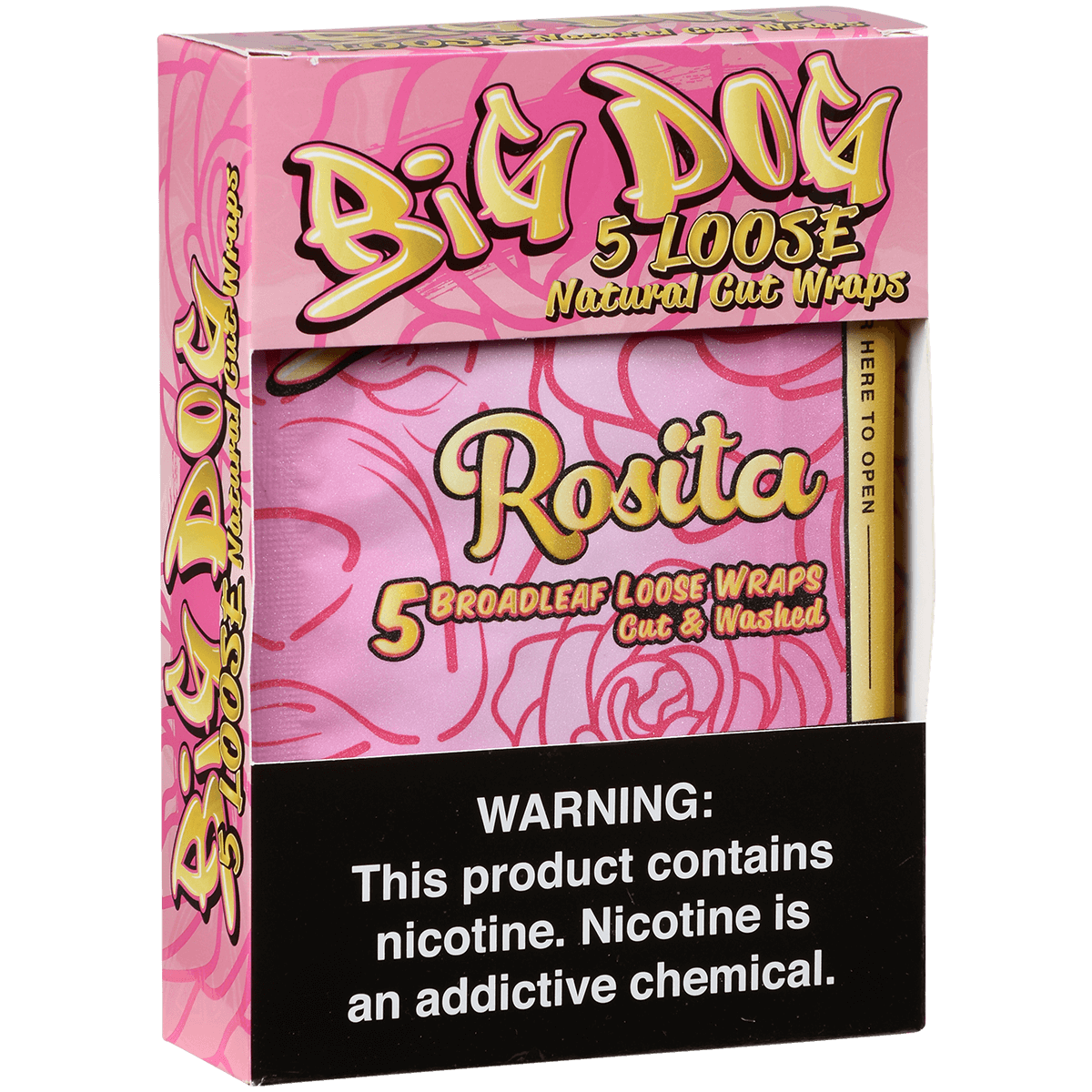 Big Dog Broadleaf Wraps Rosita 8/5 Packs