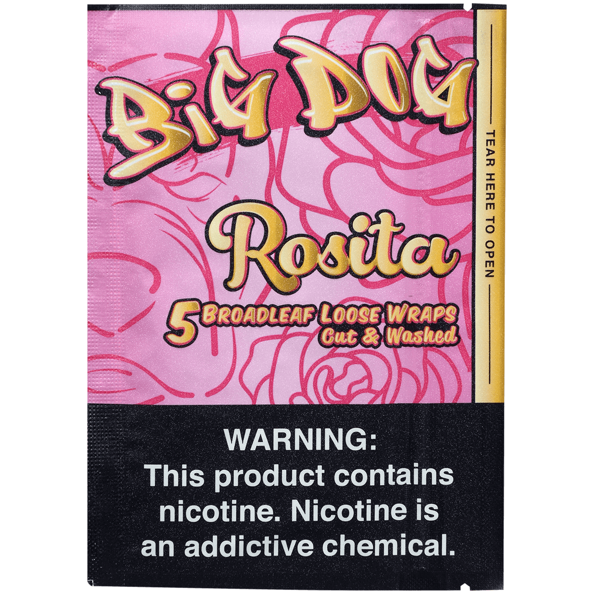 Big Dog Broadleaf Wraps Rosita 8/5 Packs