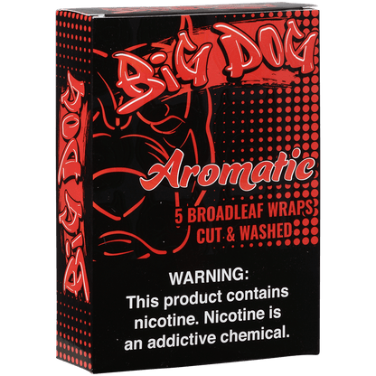Big Dog Broadleaf Wraps Aromatic 8/5 Packs