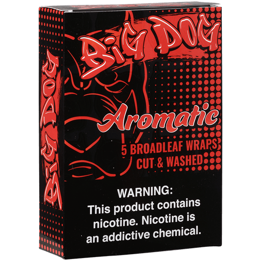 Big Dog Broadleaf Wraps Aromatic 8/5 Packs