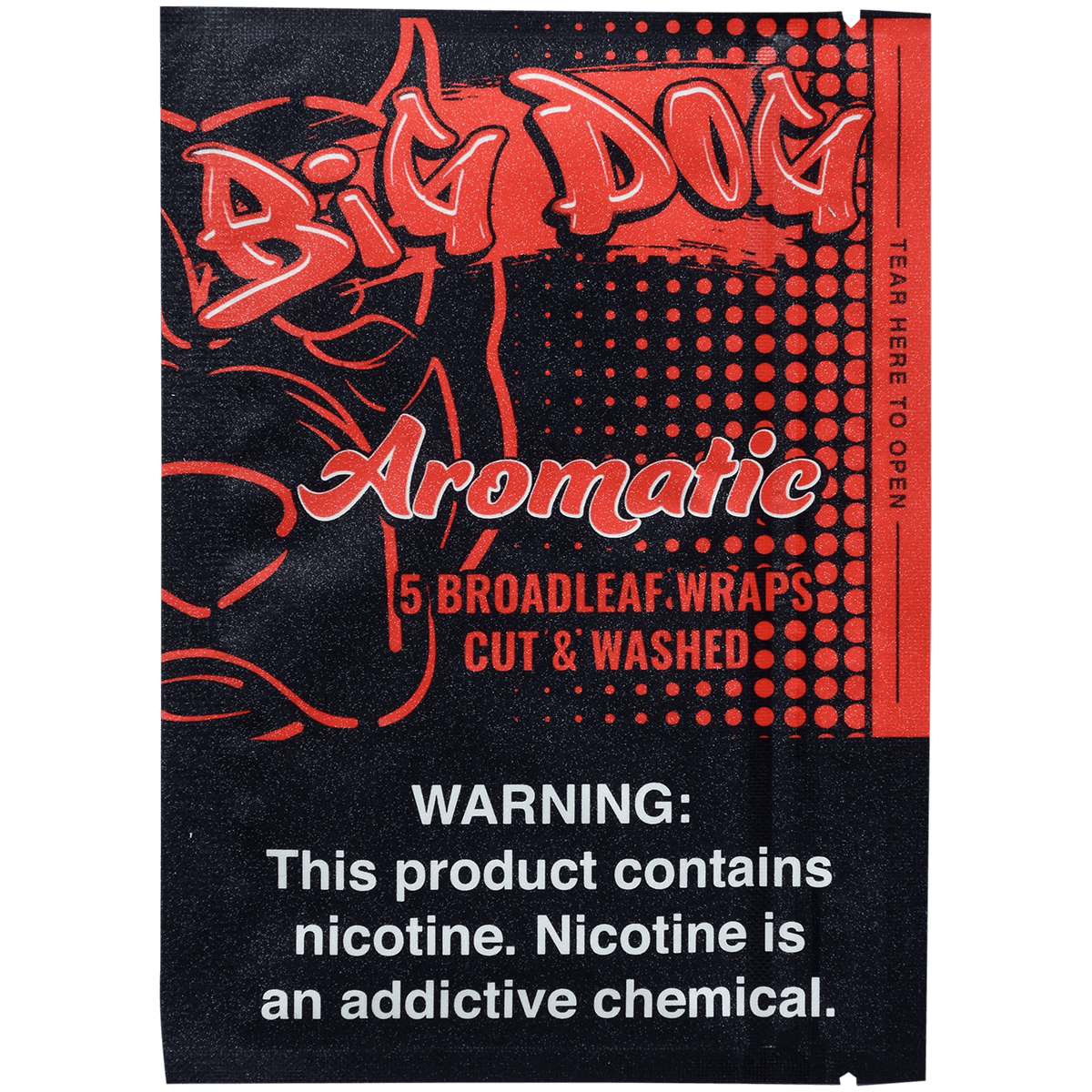 Big Dog Broadleaf Wraps Aromatic 8/5 Packs