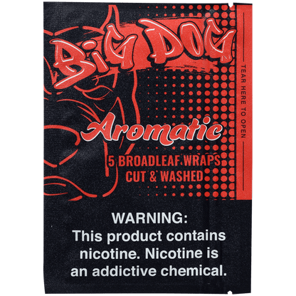 Big Dog Broadleaf Wraps Aromatic 8/5 Packs