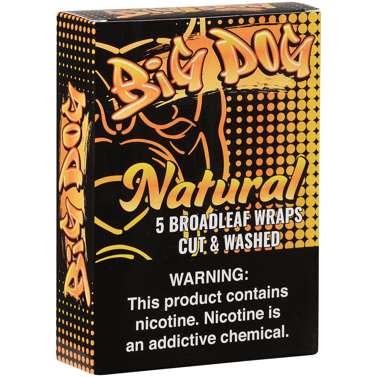Big Dog Broadleaf Wraps Natural 8/5 Packs