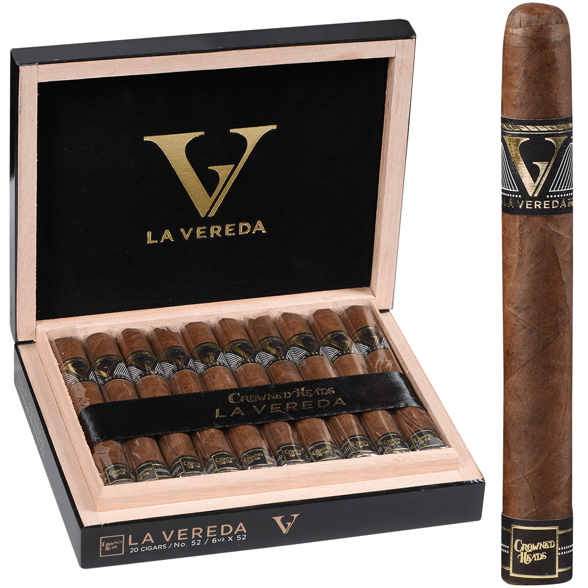 Crowned Heads La Vereda No.5 2 20 Ct Box 5.50X53