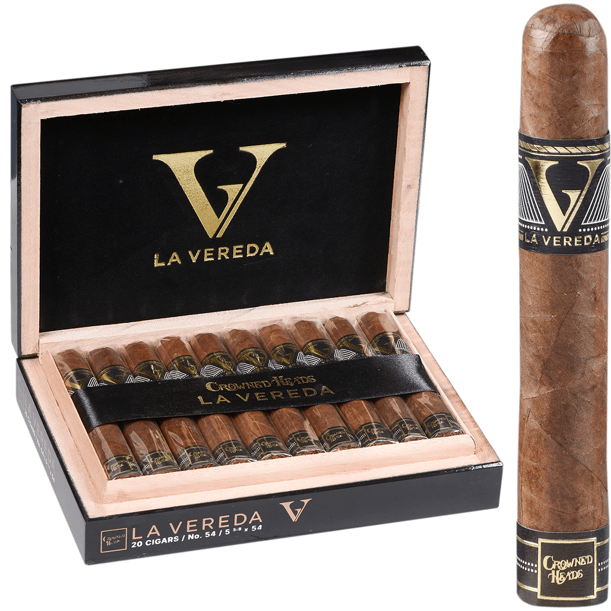 Crowned Heads La Vereda No.5 4 20 Ct Box 5.375X55