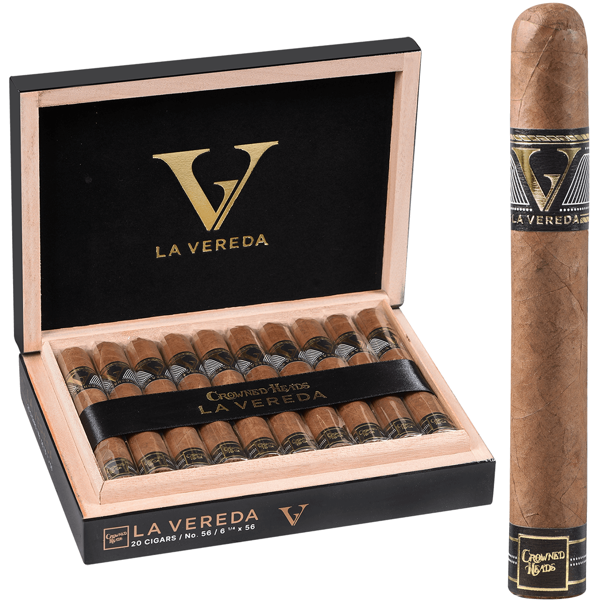 Crowned Heads La Vereda No.56 20 Ct Box 6.25X56