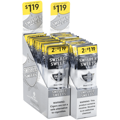 Swisher Sweets Cigarillos Diamond 2-For$1.19 30/2 Ct Pouches 4.00X30