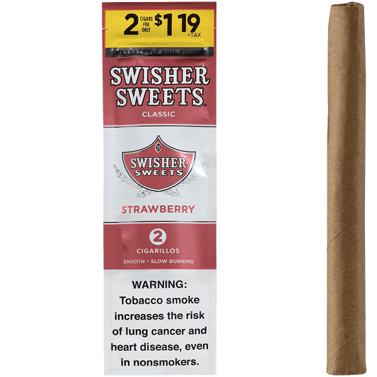 Swisher Sweets Cigarillos Strawberry 2-For$1.19 30/2 Ct Pouches 4.00X30