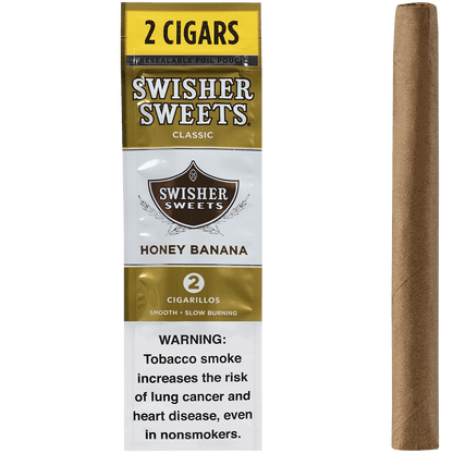 Swisher Sweets Cigarillos Honey Banana 60 Ct. 30/2 Packs 4.00X30