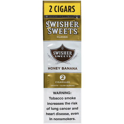 Swisher Sweets Cigarillos Honey Banana 60 Ct. 30/2 Packs 4.00X30