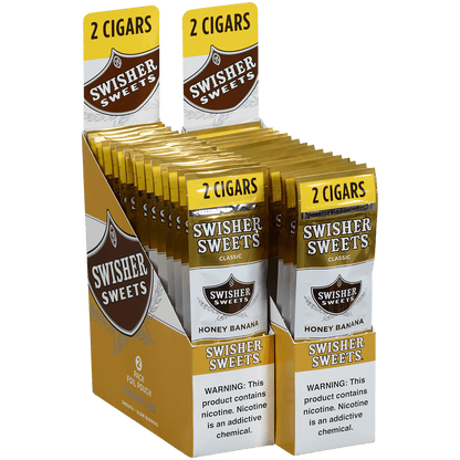 Swisher Sweets Cigarillos Honey Banana 60 Ct. 30/2 Packs 4.00X30