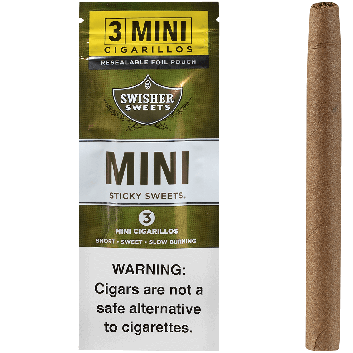 Swisher Sweets Mini Cigarillos Sticky Sweets 45 Ct. 15/3 Packs 3.66X28