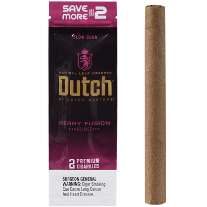 Dutch By Dutch Masters Cigarillos Fusion Berry Sv/2 60 Ct. 30/2 Packs 5.63X42