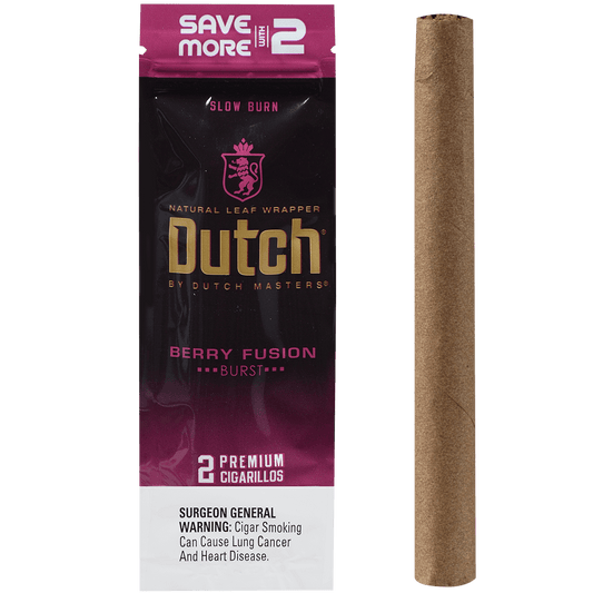 Dutch By Dutch Masters Cigarillos Fusion Berry Sv/2 60 Ct. 30/2 Packs 5.63X42