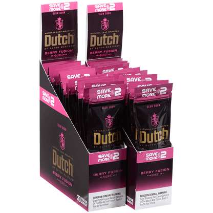 Dutch By Dutch Masters Cigarillos Fusion Berry Sv/2 60 Ct. 30/2 Packs 5.63X42