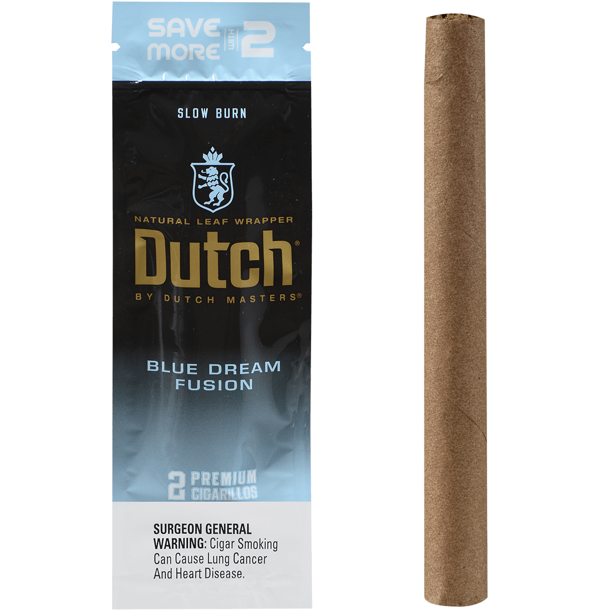 Dutch By Dutch Masters Cigarillos Fusion Blue Dream Sv/2 60 Ct. 30/2 Packs 5.63X42