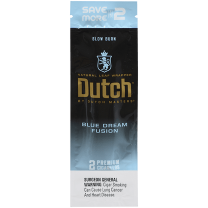 Dutch By Dutch Masters Cigarillos Fusion Blue Dream Sv/2 60 Ct. 30/2 Packs 5.63X42