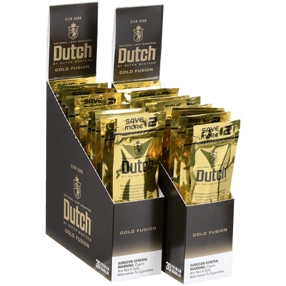 Dutch By Dutch Masters Cigarillos Fusion Gold Sv/2 60 Ct. 30/2 Packs 5.63X42