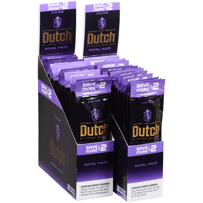 Dutch By Dutch Masters Cigarillos Fusion Royal Haze Sv/2 60 Ct. 30/2 Packs 5.63X42