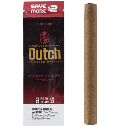 Dutch By Dutch Masters Cigarillos Fusion Sweet Sv/2 60 Ct. 30/2 Packs 5.63X42