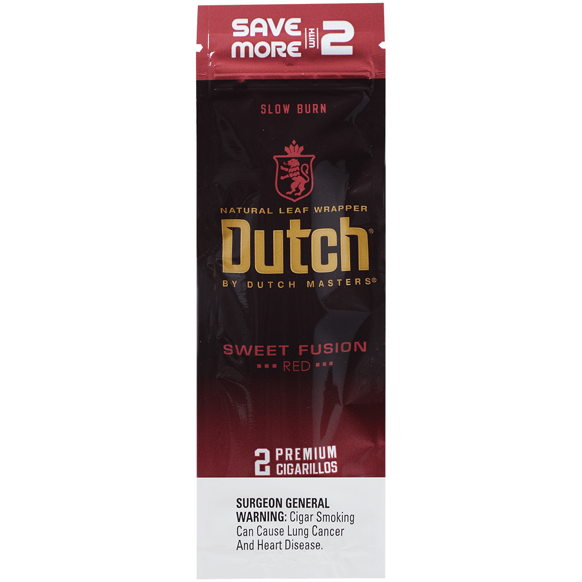 Dutch By Dutch Masters Cigarillos Fusion Sweet Sv/2 60 Ct. 30/2 Packs 5.63X42