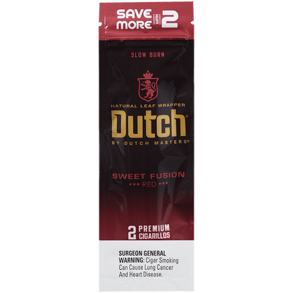 Dutch By Dutch Masters Cigarillos Fusion Sweet Sv/2 60 Ct. 30/2 Packs 5.63X42