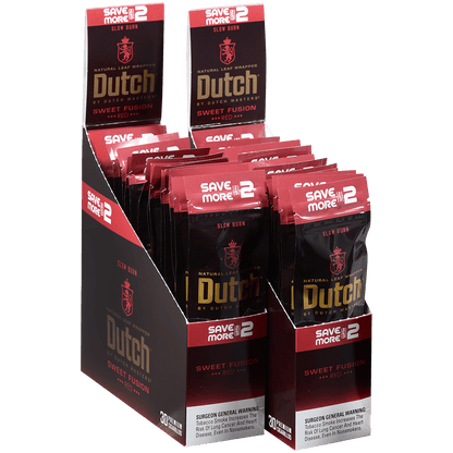 Dutch By Dutch Masters Cigarillos Fusion Sweet Sv/2 60 Ct. 30/2 Packs 5.63X42