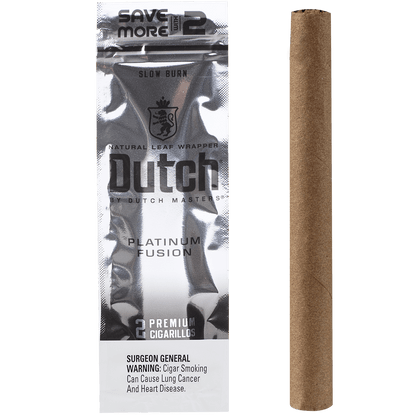 Dutch By Dutch Masters Cigarillos Platinum Fusion Sv/2 60 Ct. 30/2 Packs 5.63X42