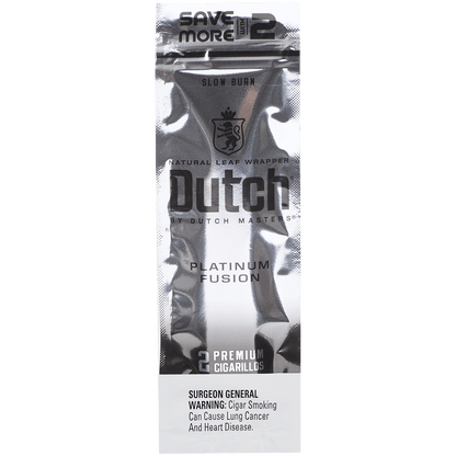 Dutch By Dutch Masters Cigarillos Platinum Fusion Sv/2 60 Ct. 30/2 Packs 5.63X42