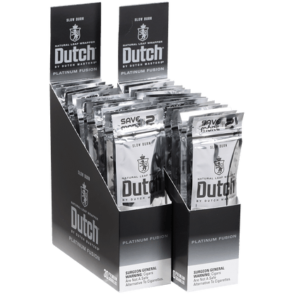 Dutch By Dutch Masters Cigarillos Platinum Fusion Sv/2 60 Ct. 30/2 Packs 5.63X42