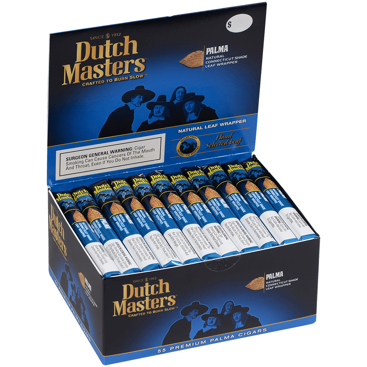 Dutch Masters Palma 55 Ct. Box 5.63X42