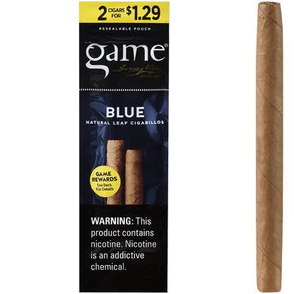 Game Cigarillos Foilfresh 2/$1.29 Blue 30/2 Ct.