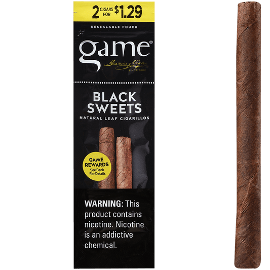 Game Cigarillos Foilfresh 2/$1.29 Black Sweets 30/2 Ct.