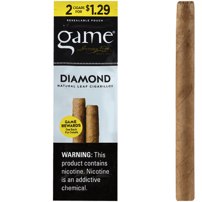 Game Cigarillos Foilfresh 2/$1.29 Diamond 30/2 Ct.